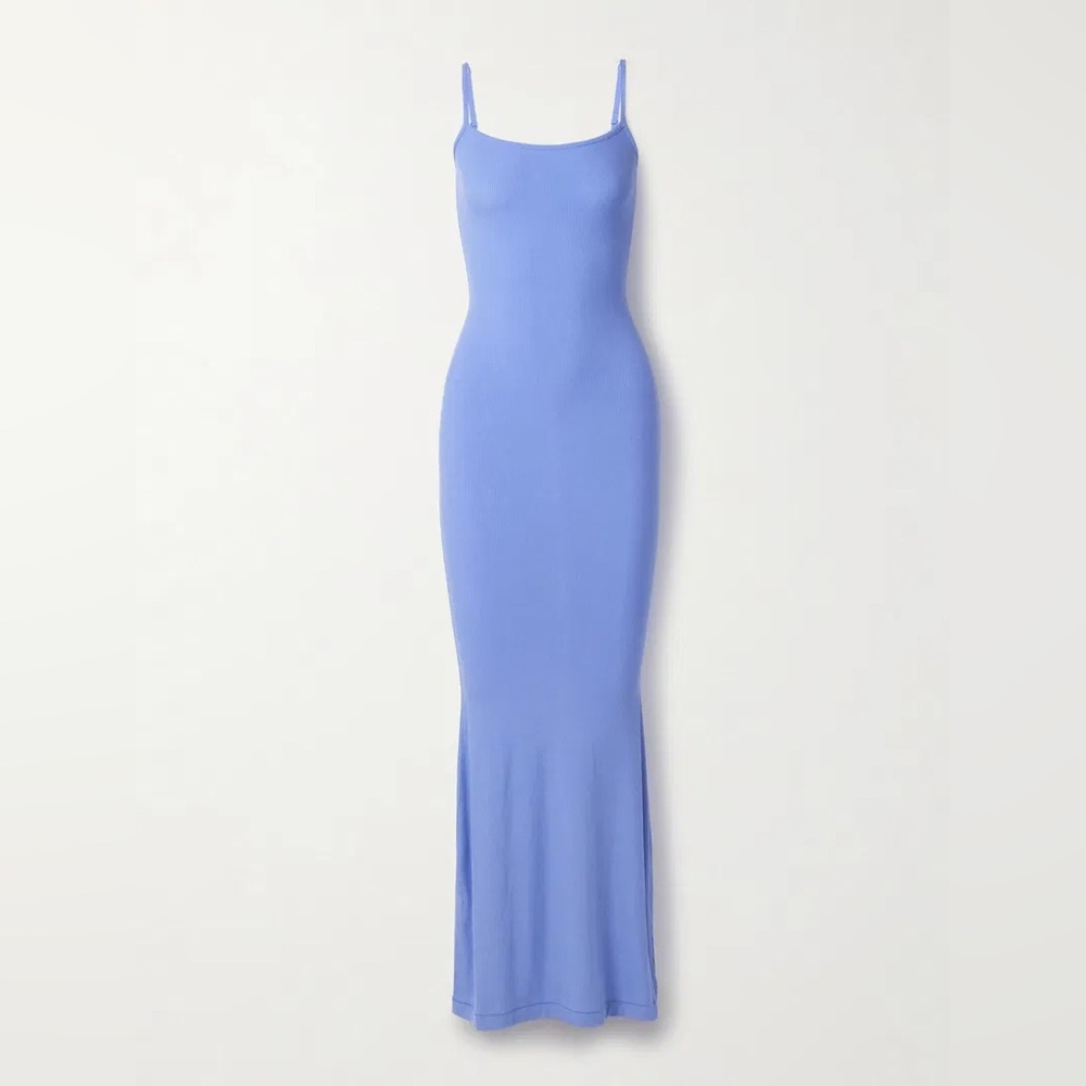 SKIMS Bodycon Maxi Dress with Spaghetti Straps